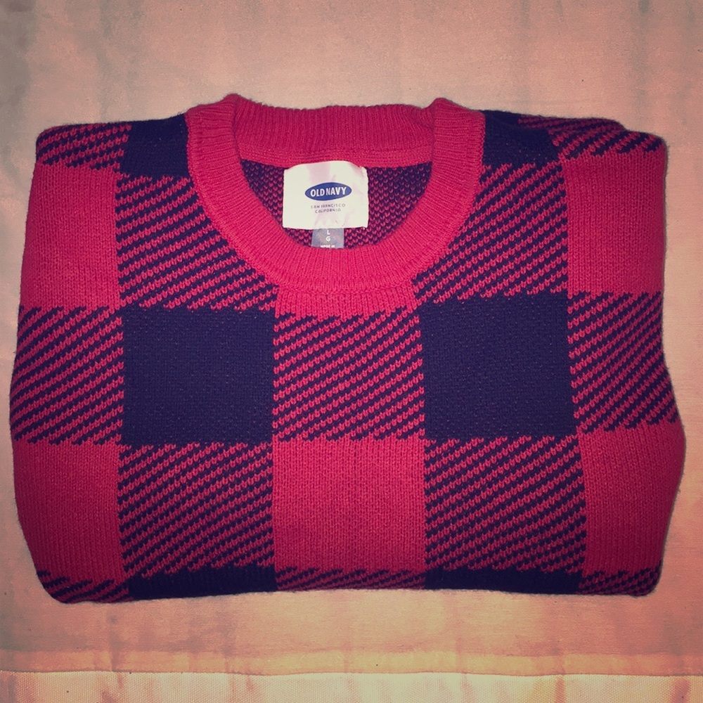 Black & Red Sweater